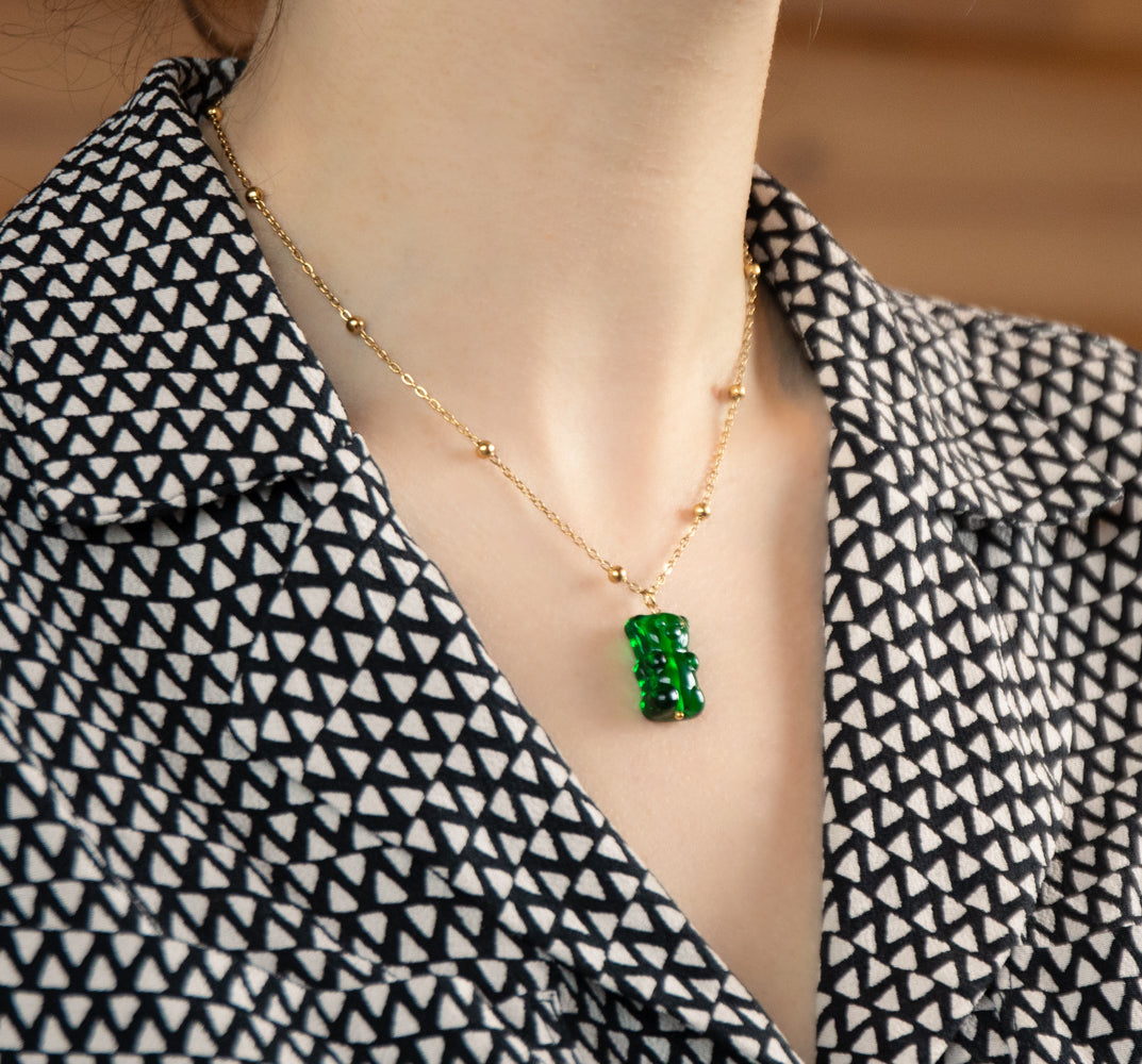 Red Gummy Bear Necklace
