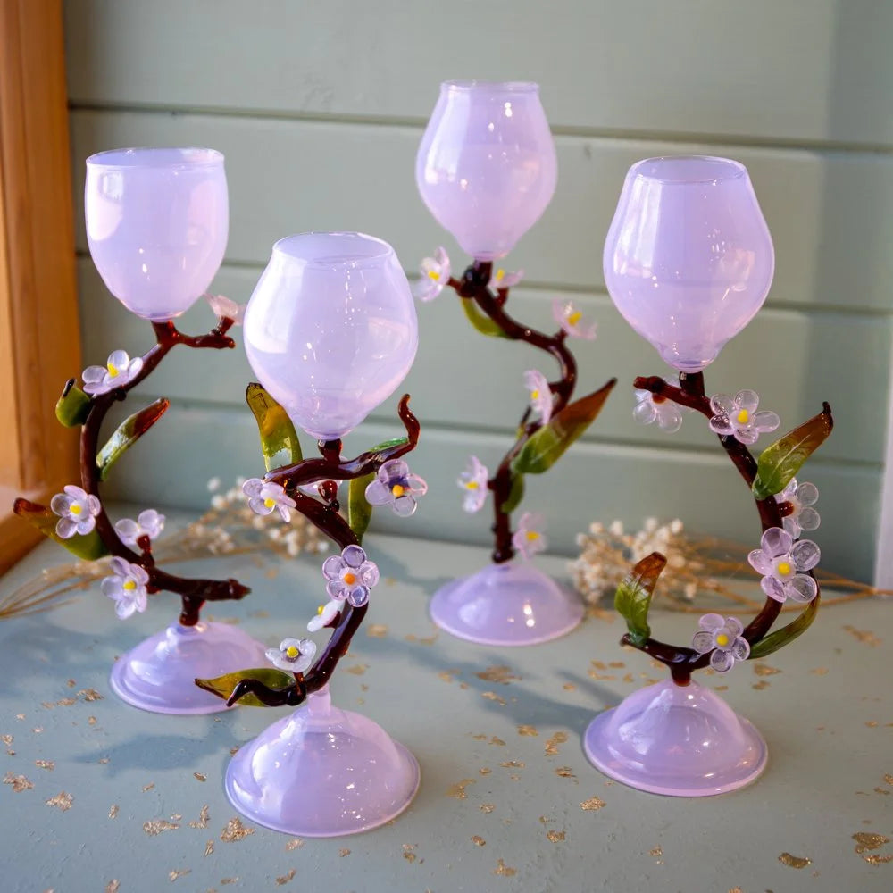 Cherry Blossom Goblets