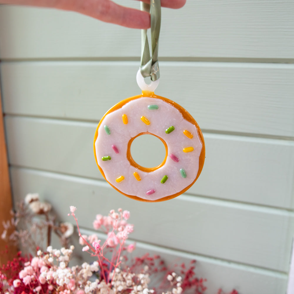 Sprinkle Doughnut Ornament