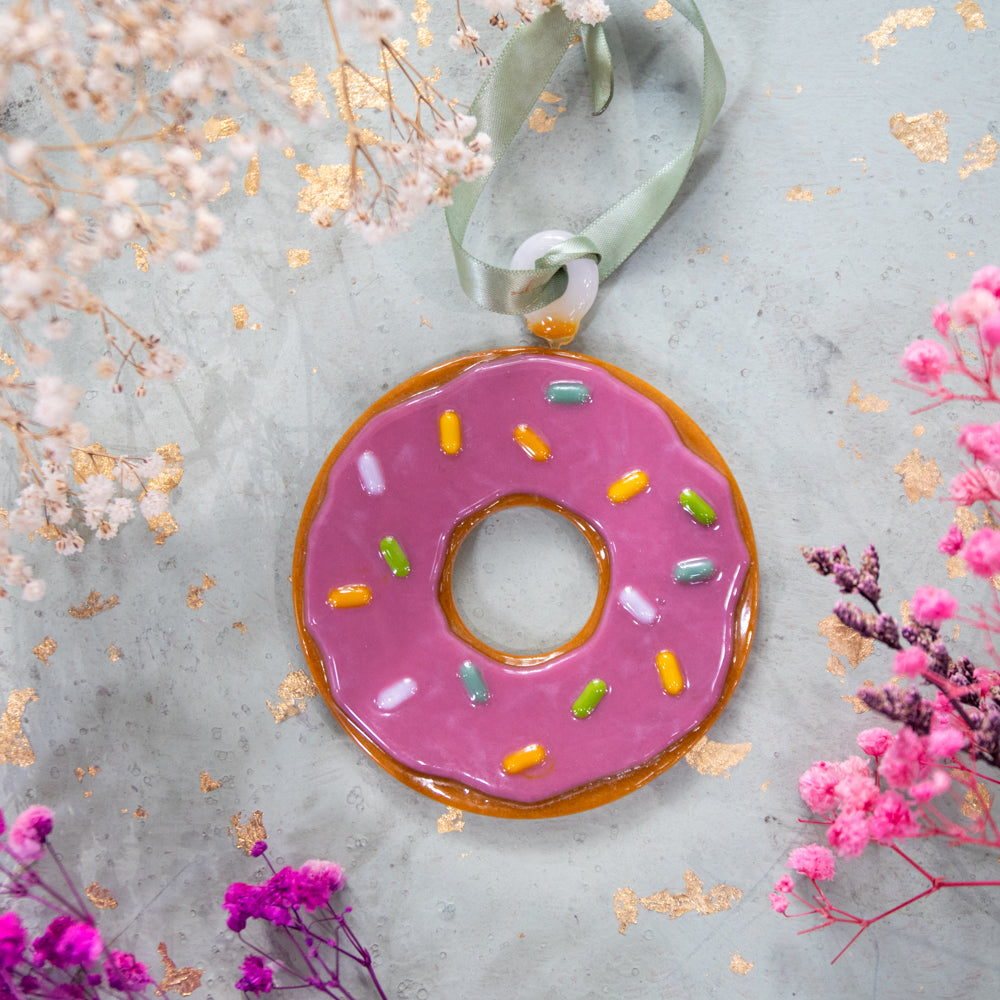 Sprinkle Doughnut Ornament