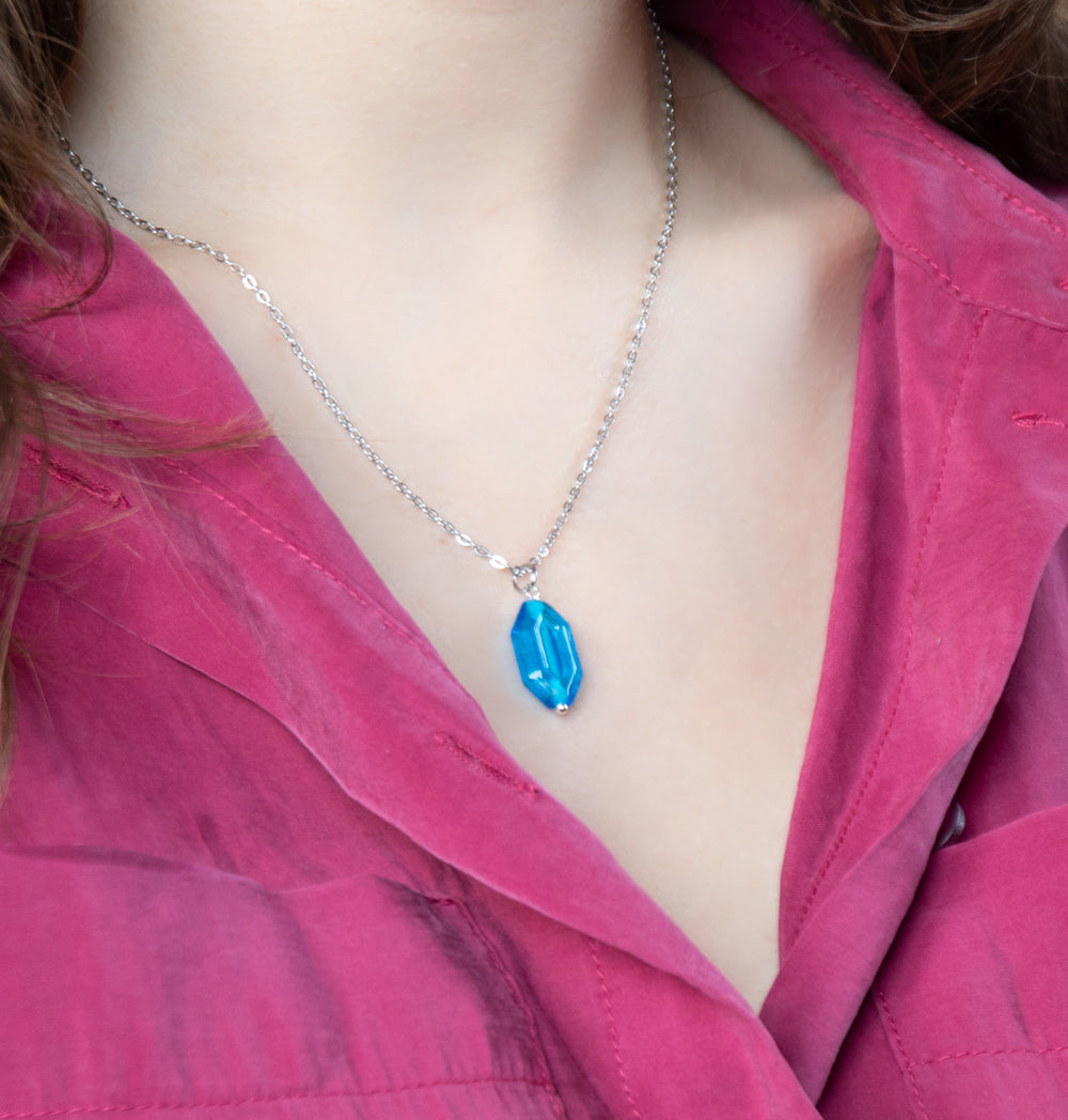 Blue Rupee Necklace