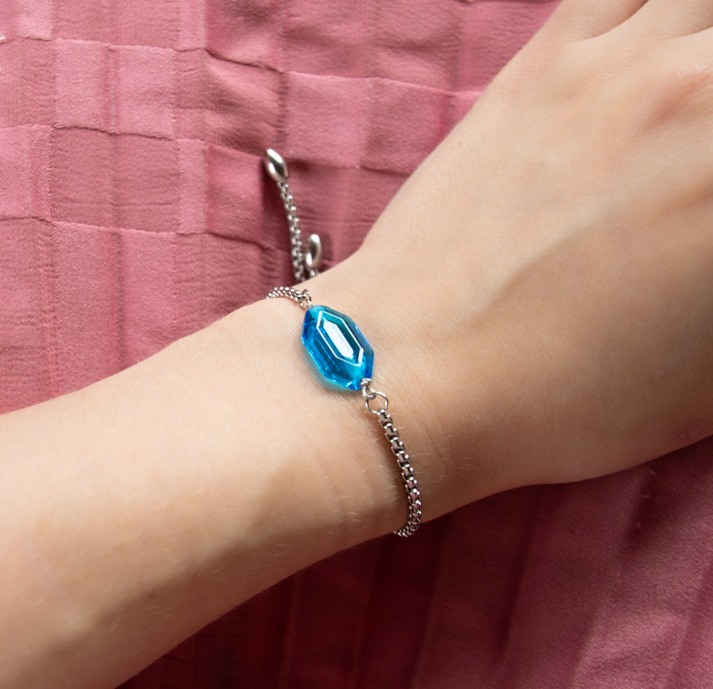 Blue Rupee Bracelet