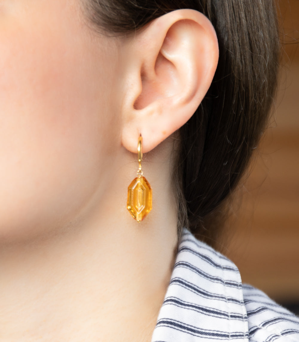 Gold Rupee Earrings