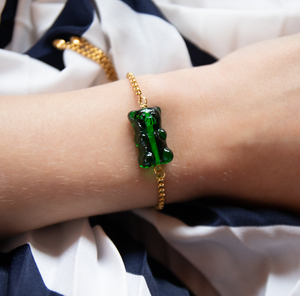 Green Gummy Bear Bracelet